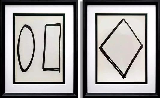2 Ellsworth KELLY Lithograph LIMITED Ed. ORIGINAL 1964 + (Set of 2 )