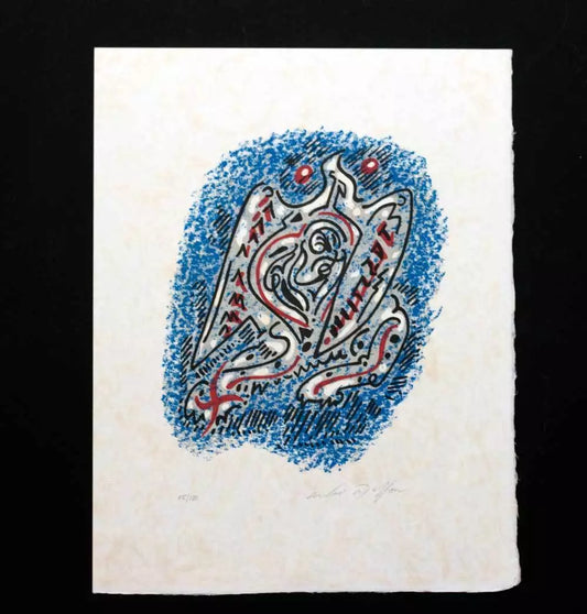 Andre MASSON Lithograph HAND #’ed & SIGNED on JAPON +C. Ref. C97 +Custom FRAME