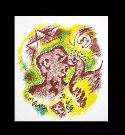 Andre MASSON Lithograph LIMITED Ed. 55/100 ARCHES +Cat. Ref. C97 +Custom FRAMING