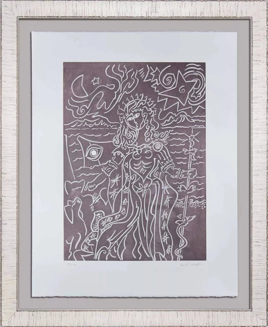Andre MASSON ETCHING Aquatint HAND SIGNED ~Circe LIMITED Ed. 89/120