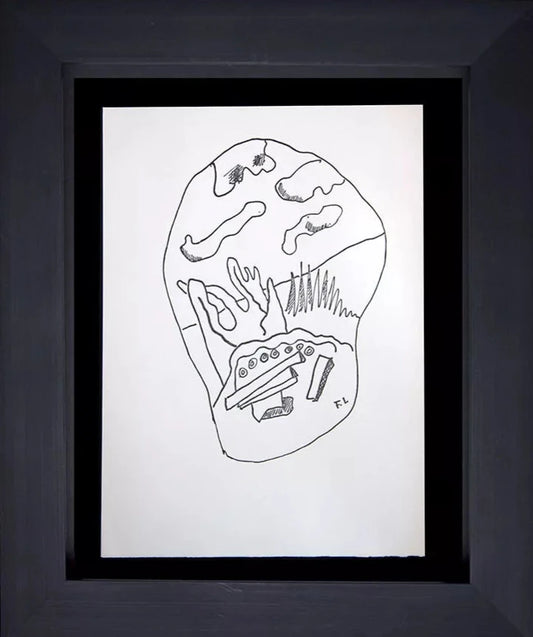 Fernand LEGER Lithograph SIGNED Limited 130 on RIVES +FRAME “Magic Circles VI”