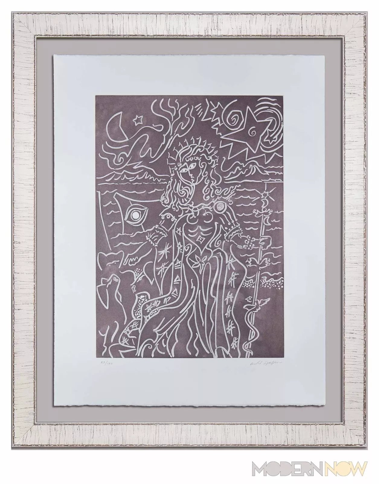 Andre MASSON ETCHING Aquatint HAND SIGNED ~Circe LIMITED Ed. 89/120