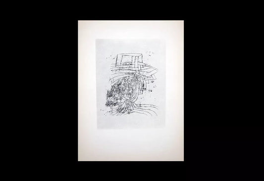 Paul KLEE Lithograph SIGNED “Alte Dame [1926]” on Wove ++Custom FRAMING