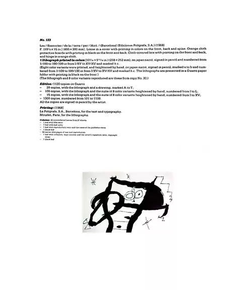 Joan Miro 1968 Original Double Lithograph ‚Äö√Ñ√¨ Limited Edition Mourlot Paris Framed Art (Cramer 123)