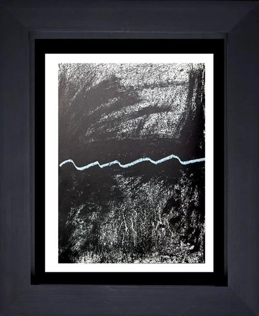 Antoni TAPIES Original LIMITED Ed. Lithograph 1968 +Custom Gallery FRAME