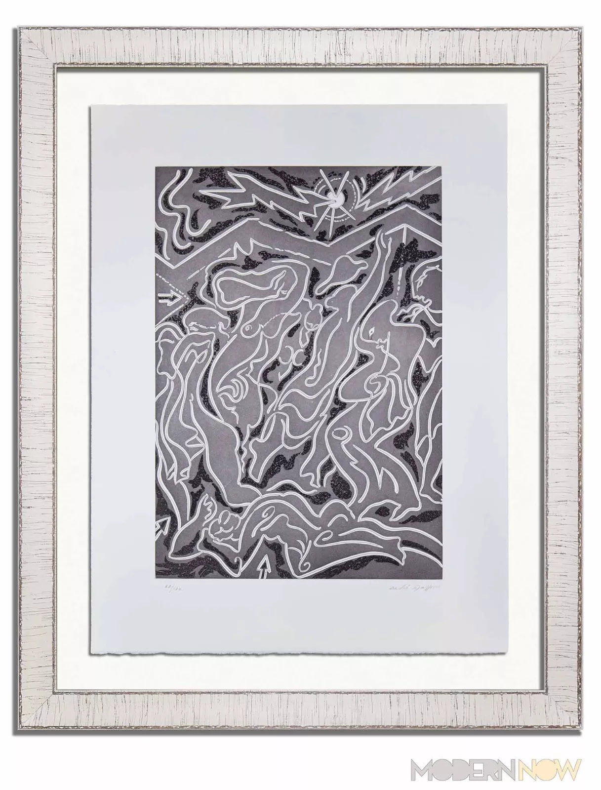 Andre MASSON ETCHING ~HAND SIGNED ~ Ltd EDITION in Aquatint 89/120 +FRAMING