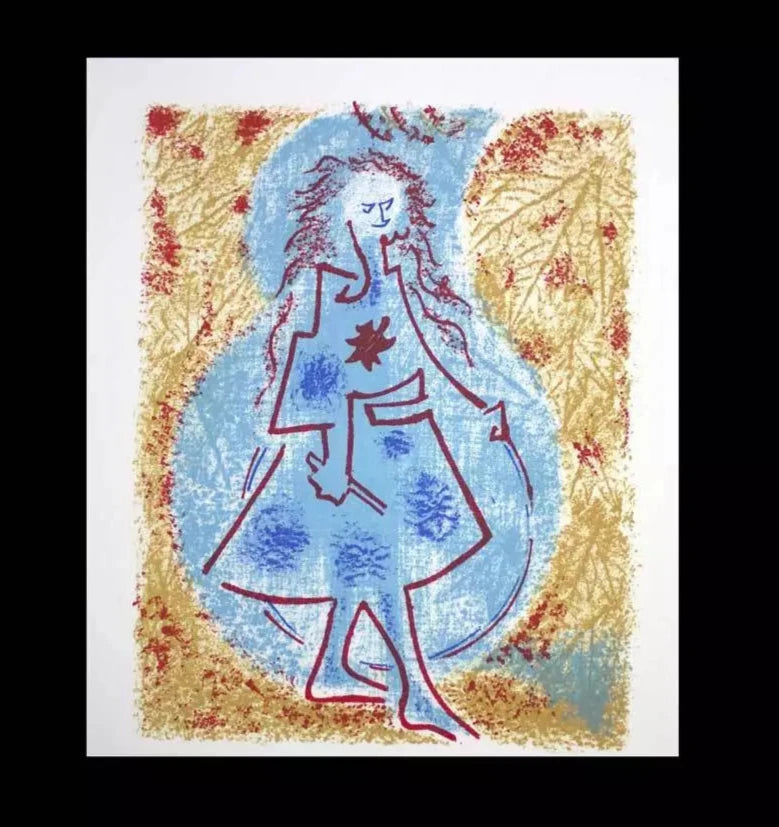 Andre MASSON Lithograph LIMITED Ed 55/100 ARCHES +Cat. Ref. C97 +Custom FRAMING