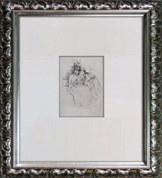 Berthe MORISOT Limited Edition LITHOGRAPH ~ The Lesson +Archival FRAMING