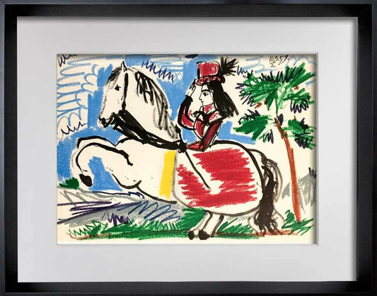 Pablo PICASSO Lithograph LIMITED Edition Jacqueline 10.3.59 w/ Cat. Ref. C112