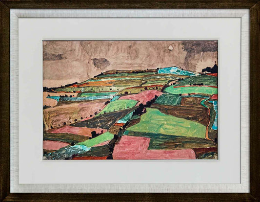 Egon Schiele Lithograph "Hill near Krumau" (Gewitterberg) 1910