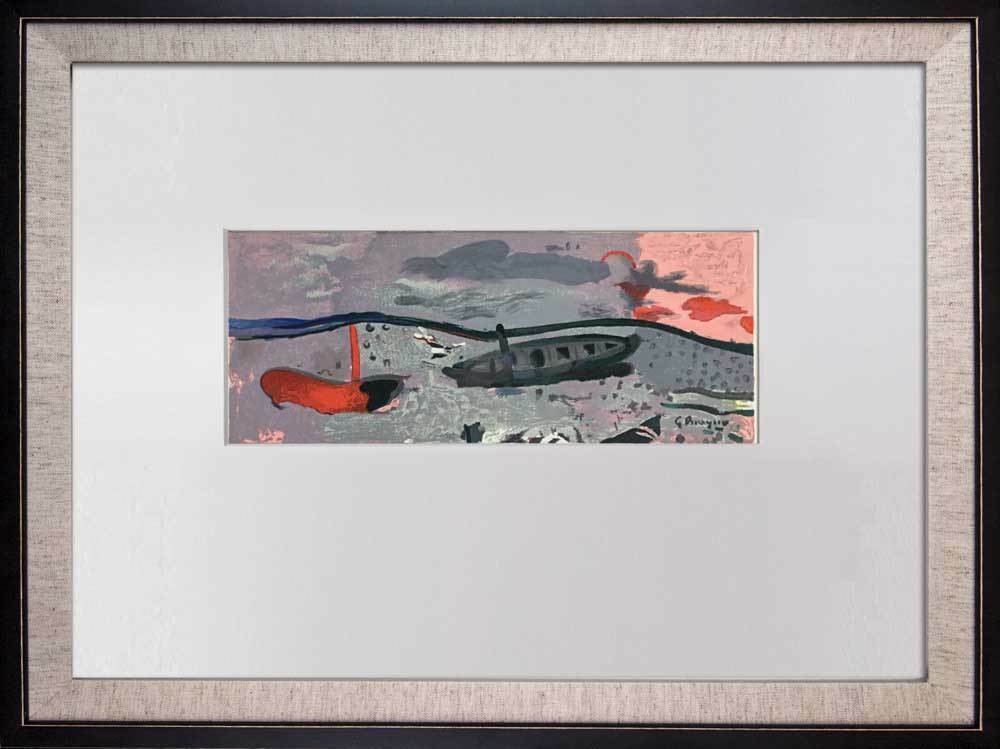 Georges Braque Limited Edition Lithograph "Sea side" 1959