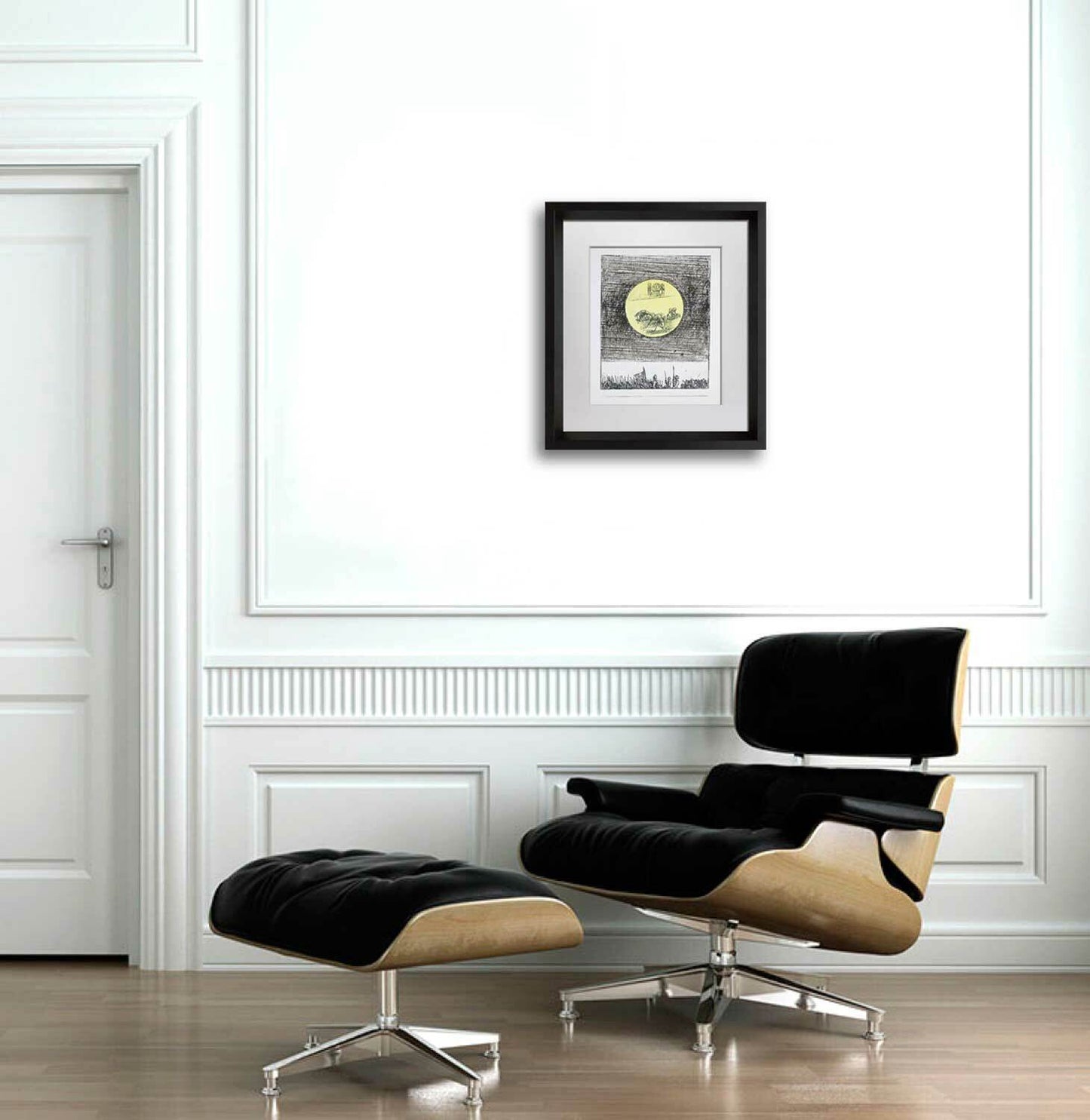 Max Ernst LITHOGRAPH Original Numbered LIMITED Ed. 125 w/Archival Frame