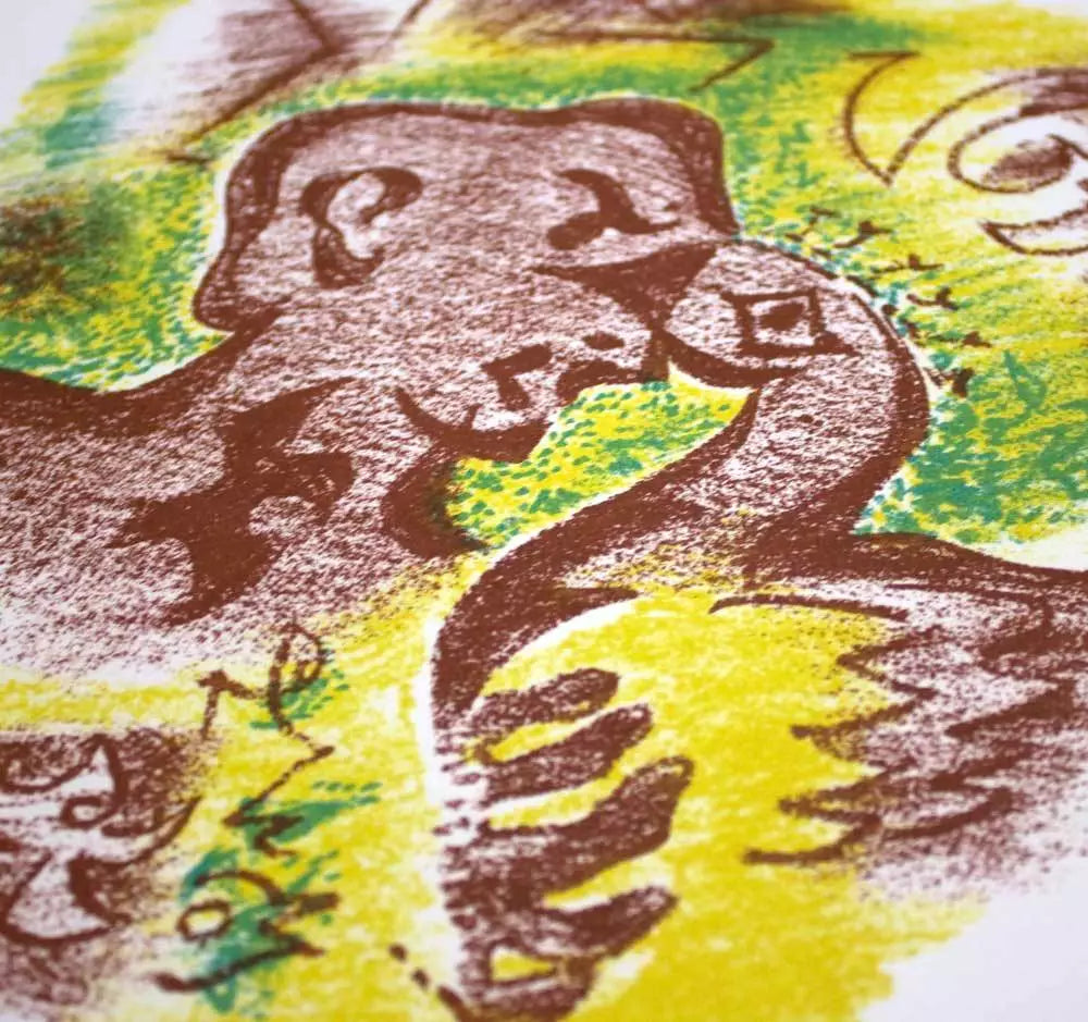 Andre MASSON Lithograph LIMITED Ed. 55/100 ARCHES +Cat. Ref. C97 +Custom FRAMING