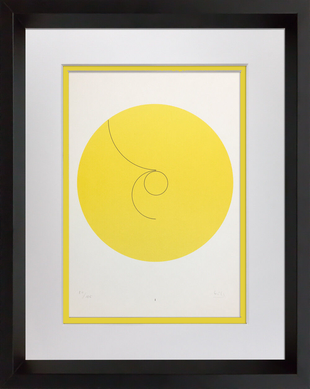 Max Bill Hand Signed Lithograph "Constellations I"