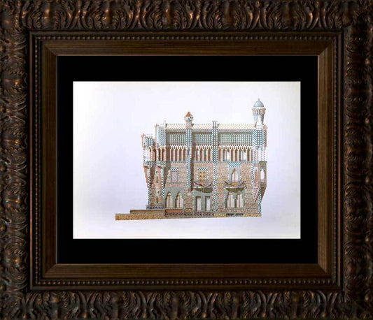 Antoni Gaudi Lithograph "Casa Vicens"