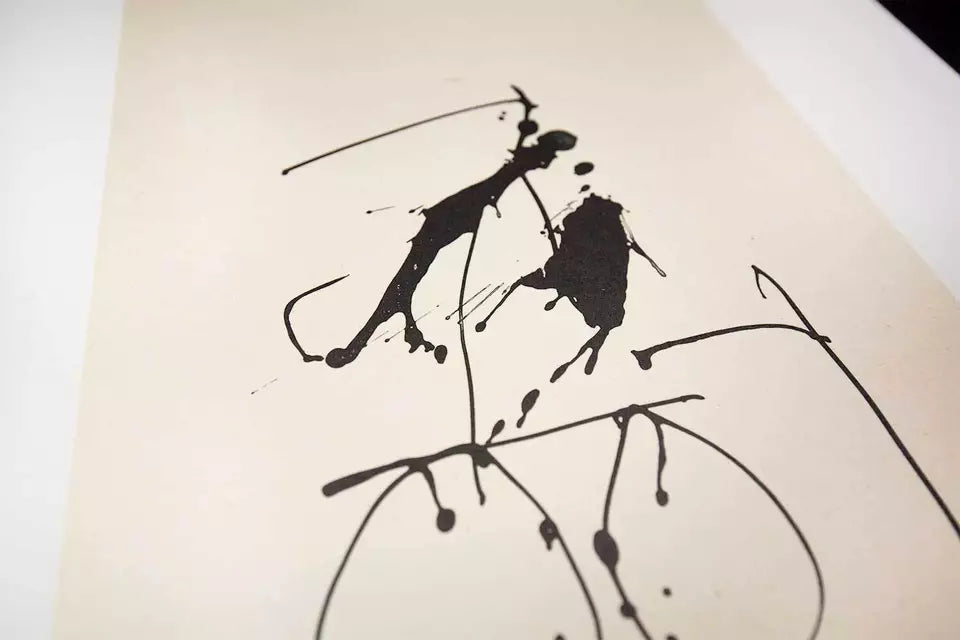 Robert MOTHERWELL Lithograph ORIGINAL Ltd ed + 1988, Cat. Ref. w/ FRAME included