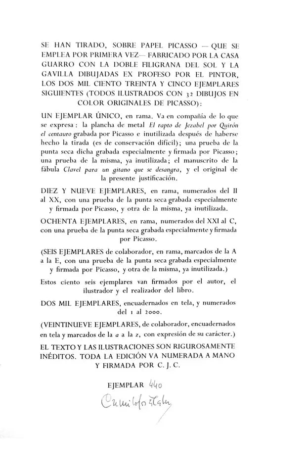 Pablo PICASSO Lithograph Limited Ed. "La Monja" SIGNED w/FRAME