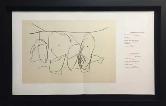 Robert Motherwell Original Lithograph (Double) 387.12