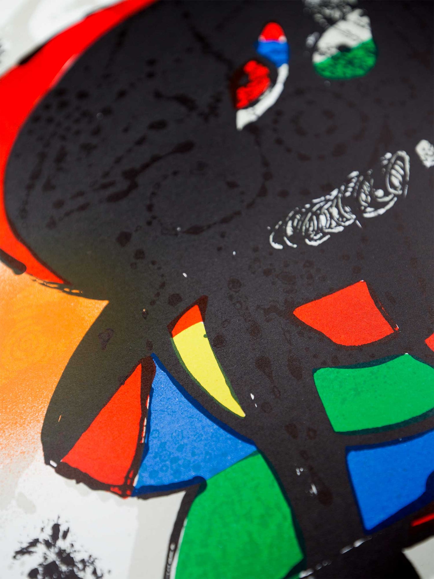 Joan Miro (1893-1983) Original Color Lithograph 1977 in Custom Frame w/Cat. Ref. Authentication Active