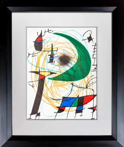 Joan Miro Original Lithograph 1972, Limited Edition