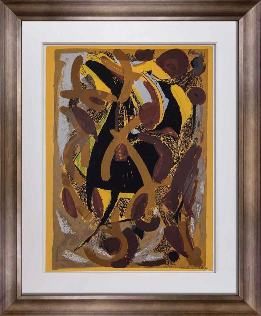 Marino Marini Lithograph "Scomposizione"