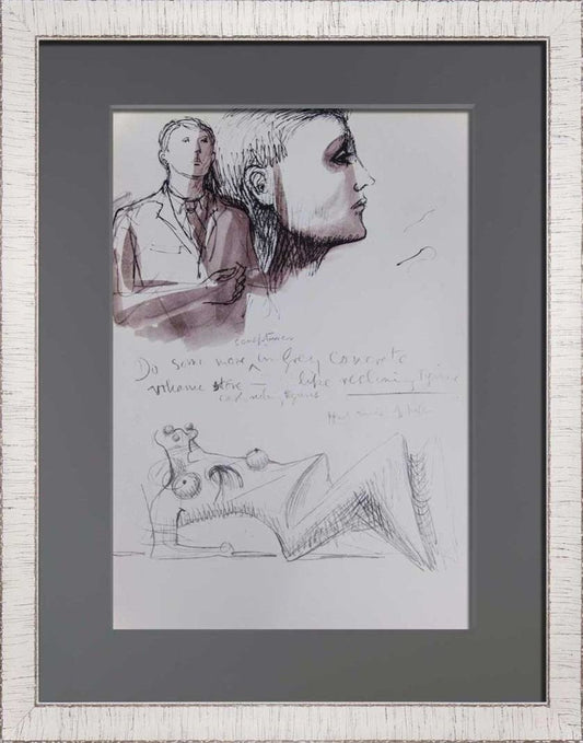 Henry Moore Ltd. Ed. Lithograph "Reclining Figure Study"