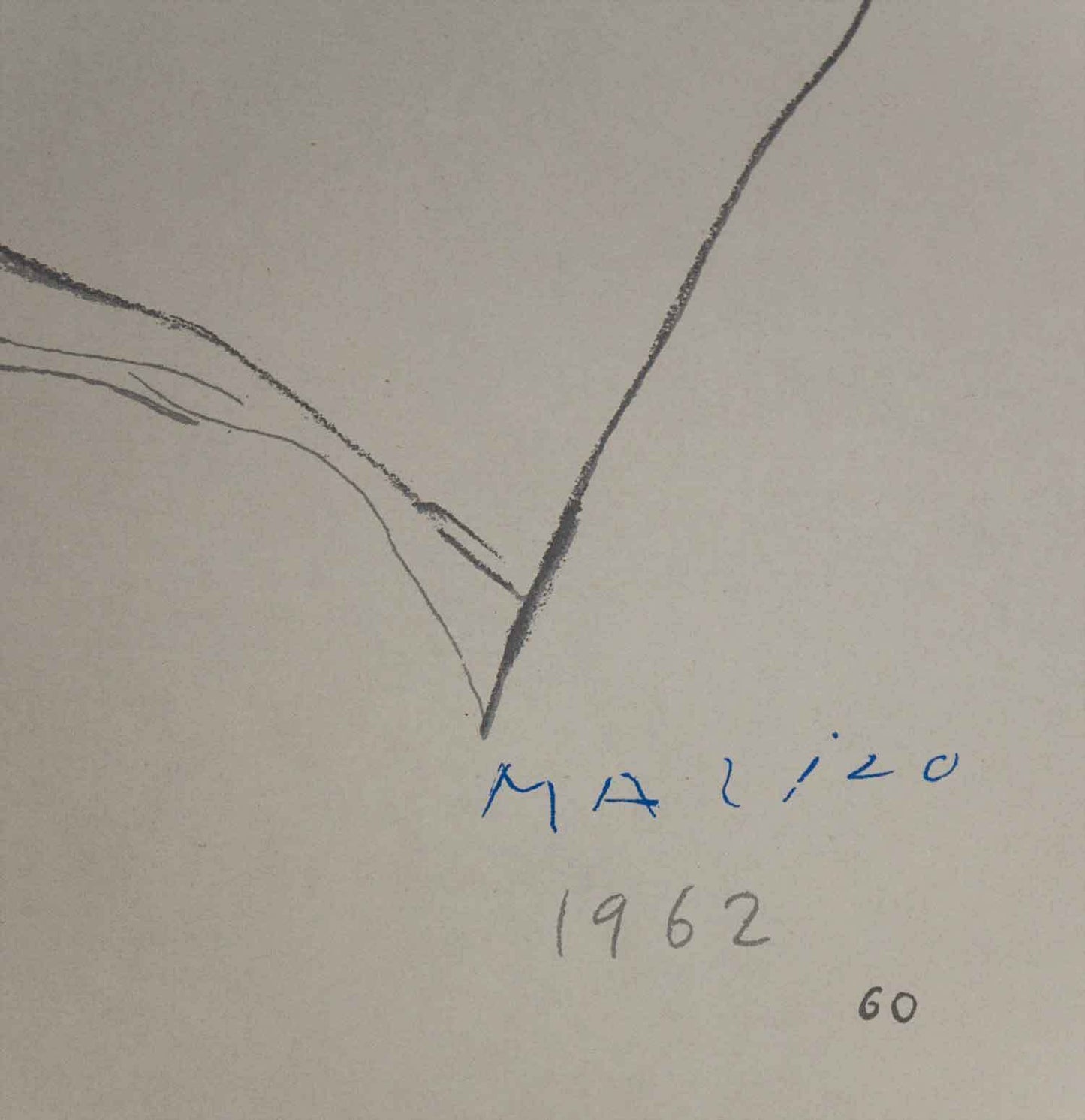 Marino Marini Lithograph "Chagall" 1962