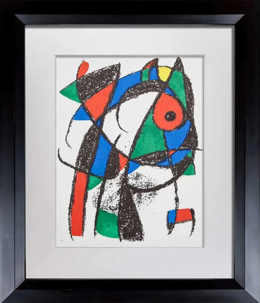 Joan Miro Original Lithograph, 1975