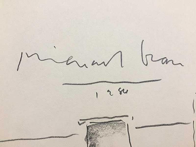Michael Graves Hand Drawing (Signed) , 1984