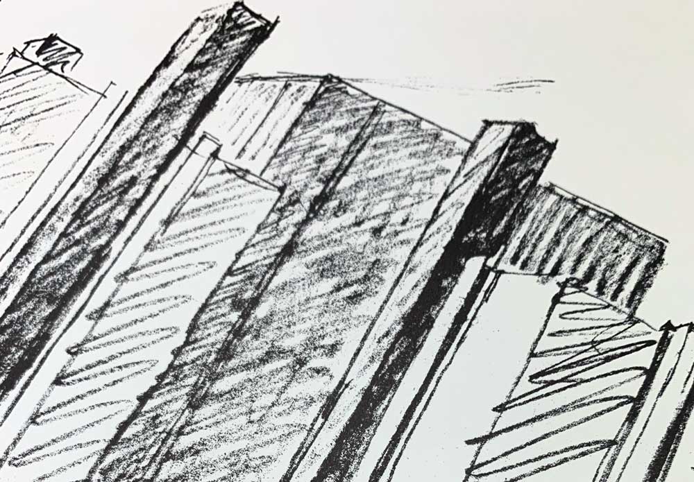 2 Louis I. Kahn Limited Edition Lithograph (2pc Set)