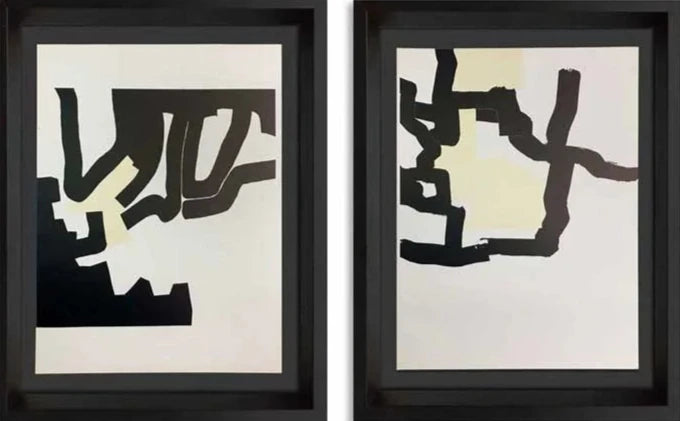 Eduardo Chillida Litographs ORIGINAL (2pc SET), 1970