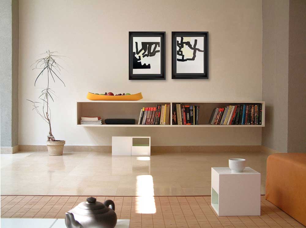 Eduardo Chillida Litographs ORIGINAL (2pc SET), 1970