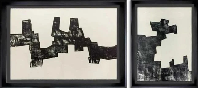 2 Eduardo Chillida Original Lithographs, 1968 (2pc Set)