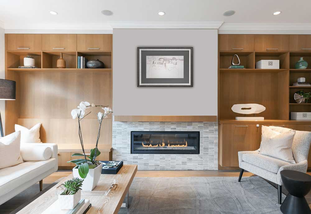 Frank Lloyd WRIGHT Lithograph #’ed LIMITED ~ Thomas Hardy, WI House Perspective