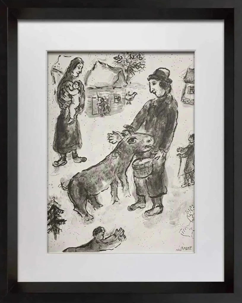 Marc CHAGALL Lithograph Limited Edition "The Shephard"