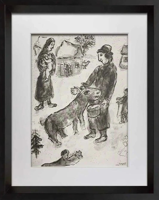 Marc CHAGALL Lithograph Limited Edition "The Shephard"