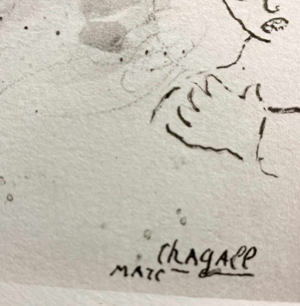 Marc CHAGALL Lithograph Limited Edition "The Shephard"