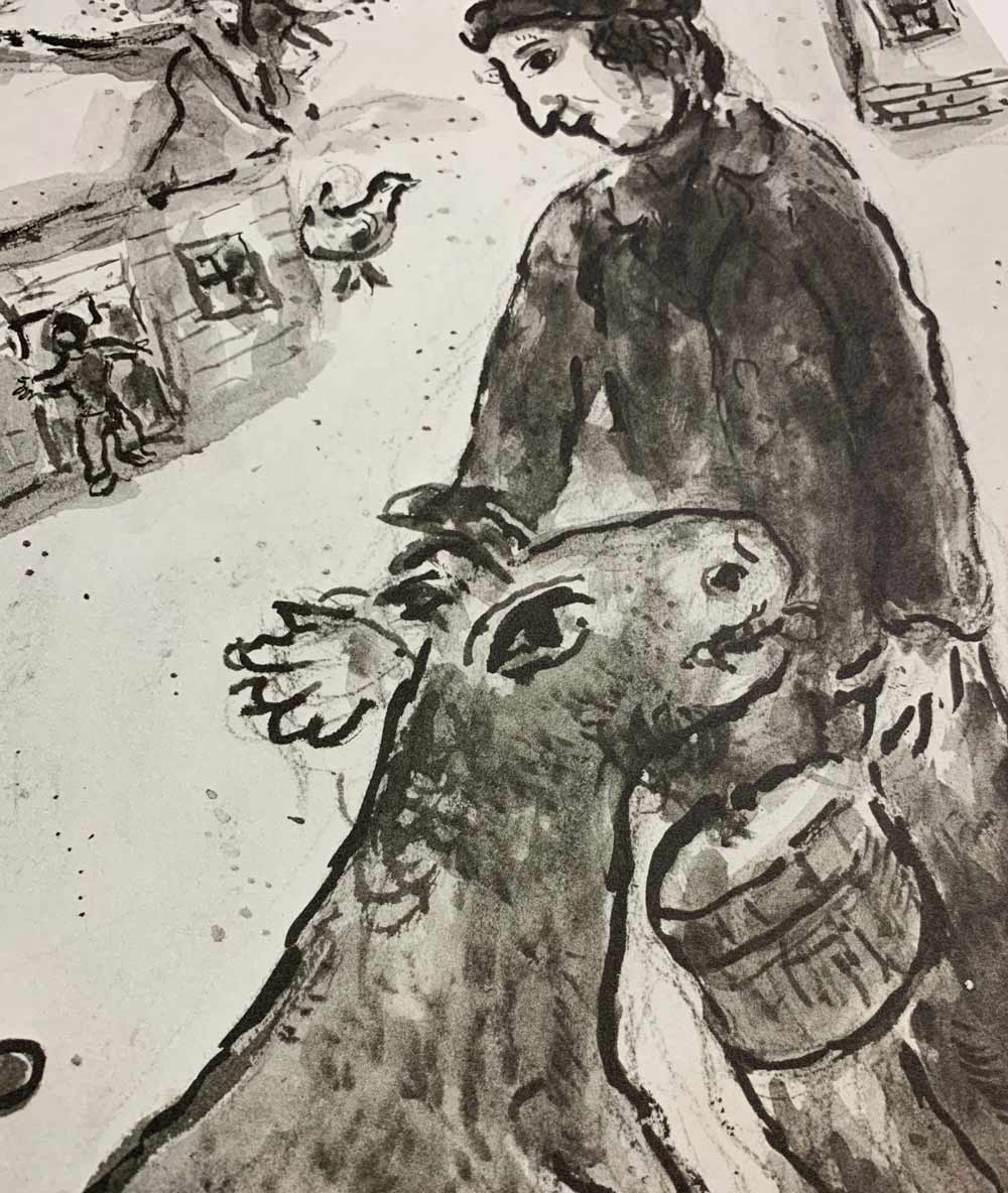 Marc CHAGALL Lithograph Limited Edition "The Shephard"