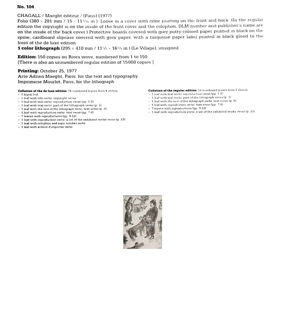 Marc CHAGALL Lithograph Limited Edition "The Shephard"