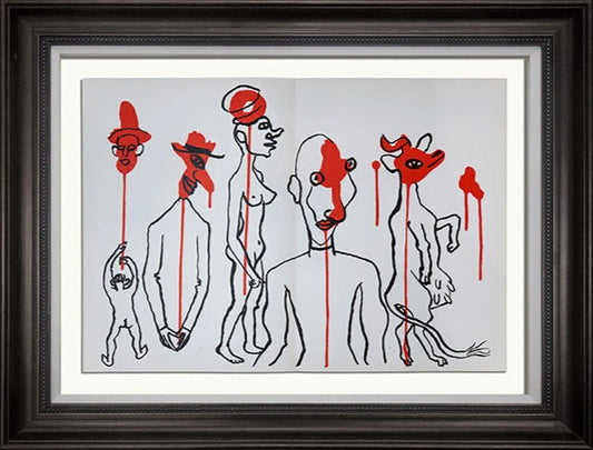 Alexander CALDER Original Lithograph 1966 - Double