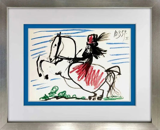 Pablo Picasso Lithograph LIMITED Edition "10.3.59 XII" w/ Cat. Ref. C112 + FRAME
