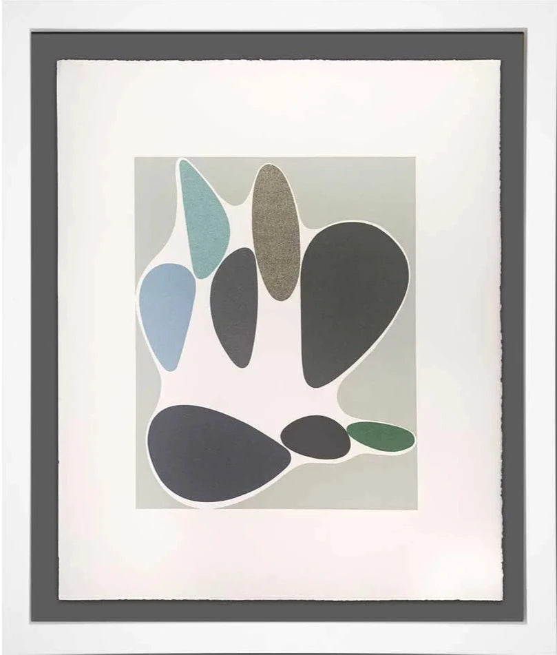 Victor Vasarely Original LITHOGRAPH Limited Edition 1972 w/Frame Included