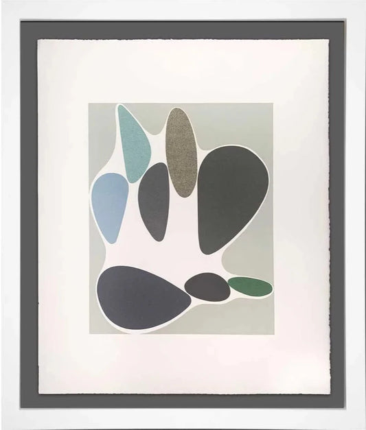 Victor Vasarely Original LITHOGRAPH Limited Edition 1972 w/Frame Included