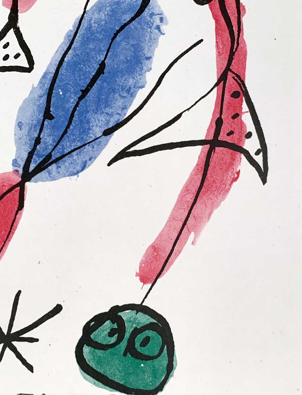 Joan MIRO Original Lithograph SIGNED & Inscribed "...Vivanco" w/Cat.Ref c56