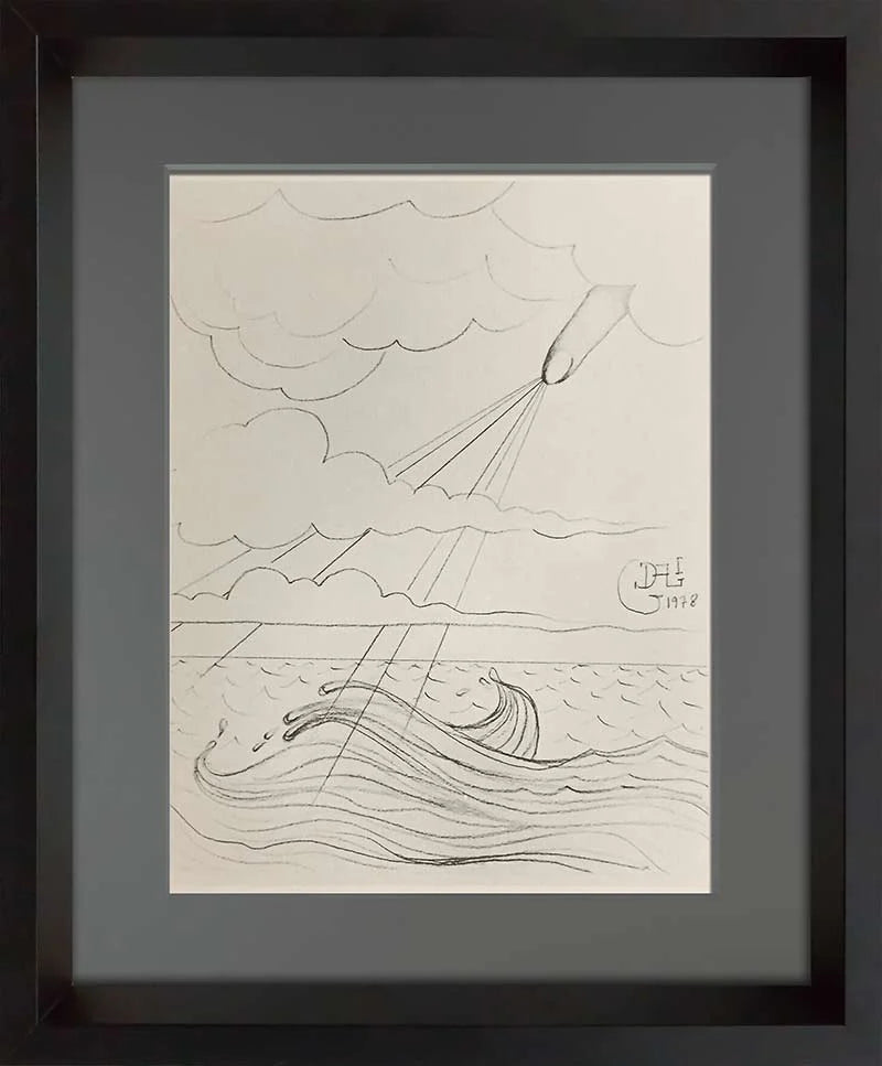 7 Salvador Dali Lithographs "Days of Creation", 1978 (set of 7) w/Frames