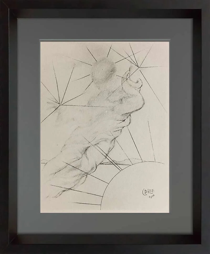 7 Salvador Dali Lithographs "Days of Creation", 1978 (set of 7) w/Frames