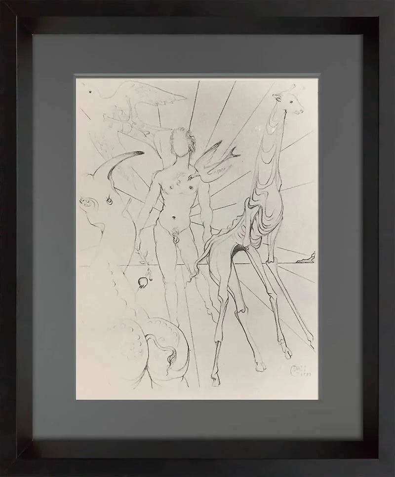 7 Salvador Dali Lithographs "Days of Creation", 1978 (set of 7) w/Frames