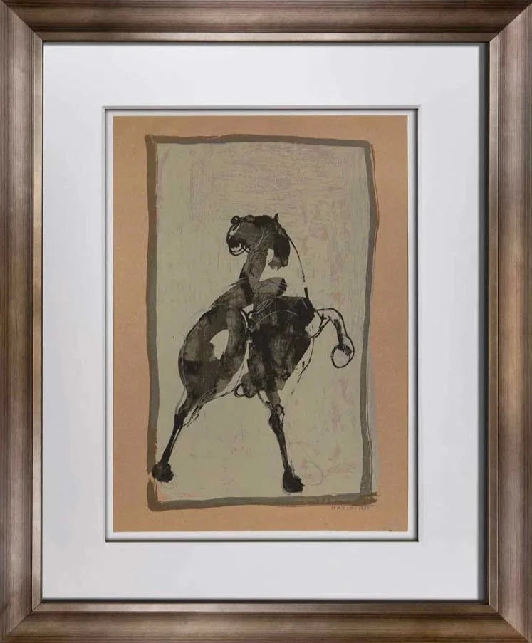 Marino Marini Lithograph "Cavallo" Signed Ltd Edition 1950