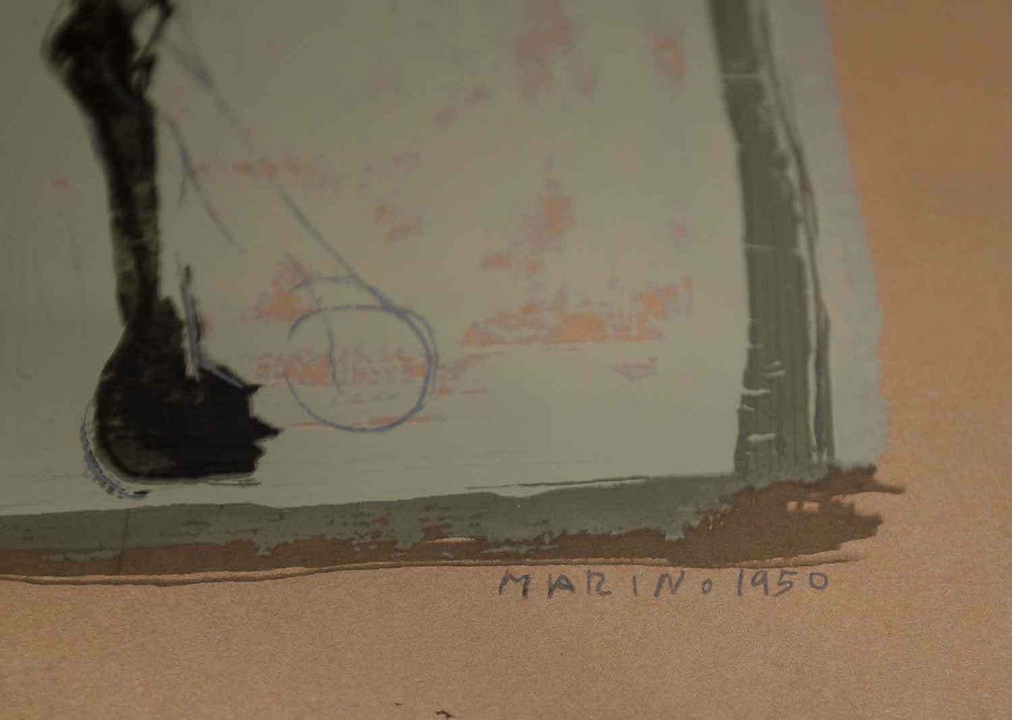 Marino Marini Lithograph "Cavallo" Signed Ltd Edition 1950