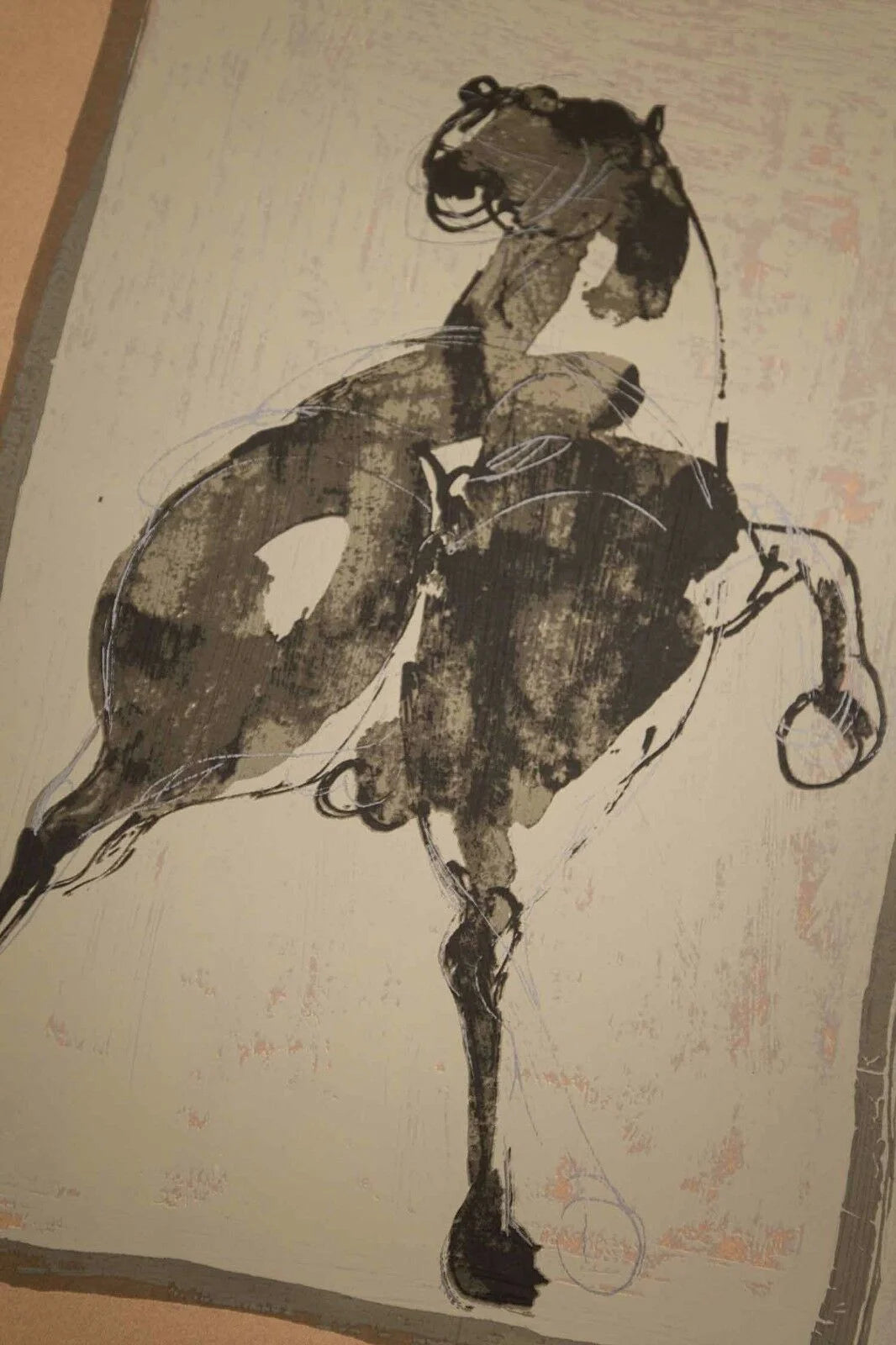 Marino Marini Lithograph "Cavallo" Signed Ltd Edition 1950